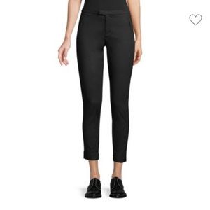 Atm enzyme wash slim pant in black